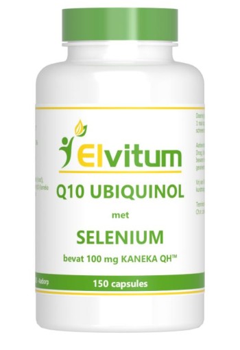 Elvitum Co-Q10 ubiquinol met selenium (150 Capsules)