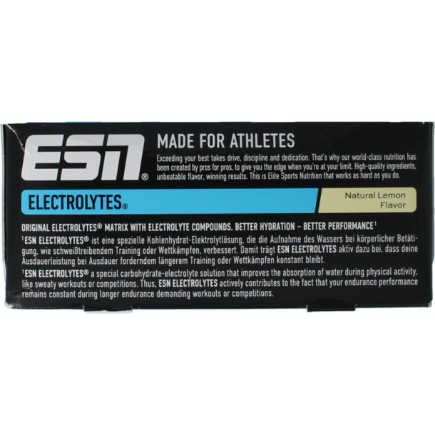 ESN Electrolytes pro natural lemon (337,5 Gram)