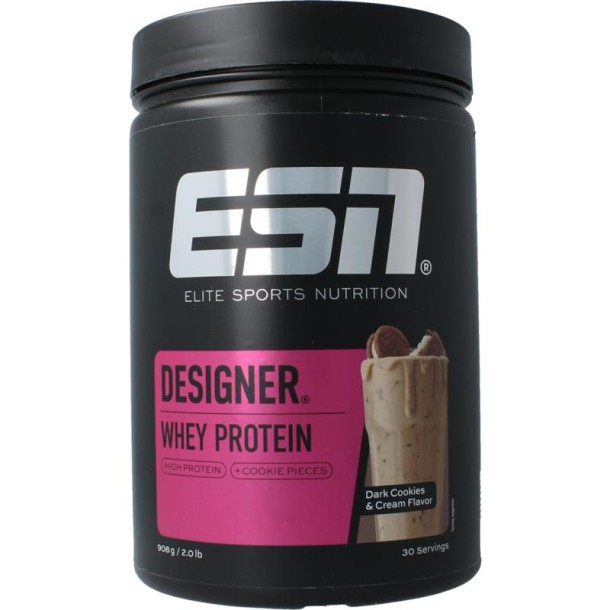 ESN Designer whey protein dark cookies & cream (908 Gram)