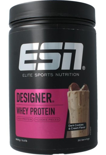 ESN Designer whey protein dark cookies & cream (908 Gram)