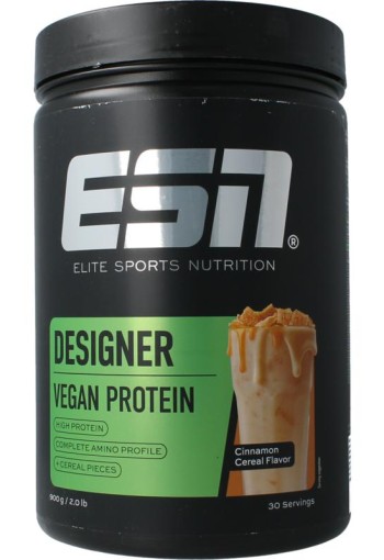 ESN Vegan designer protein cinnamon cereal (900 Gram)