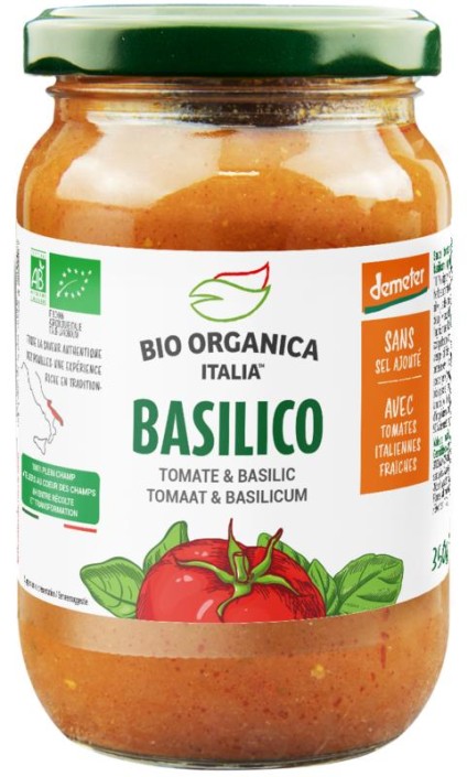 Bio Organica Pastasaus basilicum demeter (350 Gram)