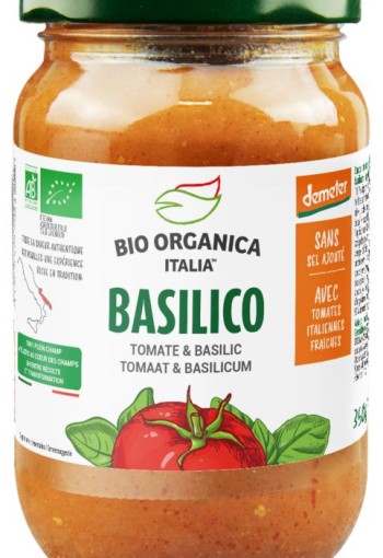 Bio Organica Pastasaus basilicum demeter (350 Gram)