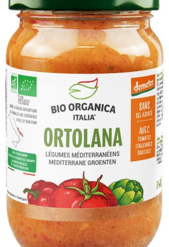 Bio Organica Pastasaus ortolana demeter (350 Gram)