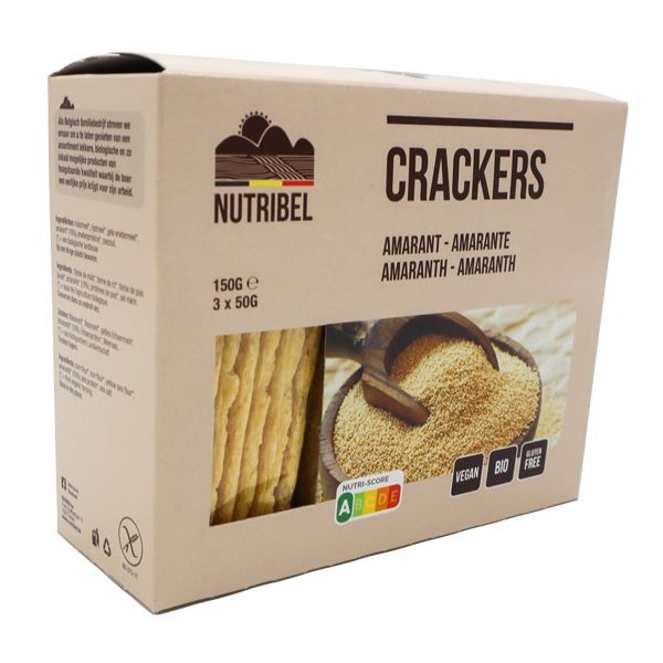 Nutribel Crackers amarant bio (150 Gram)