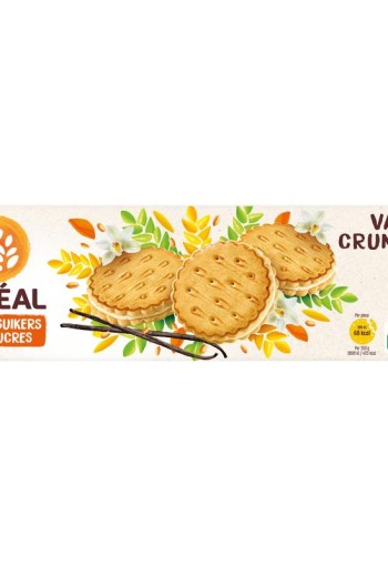 Cereal Vanilla crunchies zonder suikers (185 Gram)