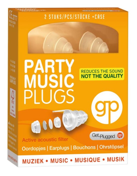 Get Plugged Party music plugs (1 paar)
