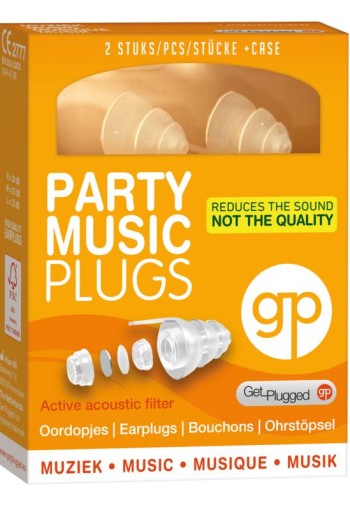 Get Plugged Party music plugs (1 Paar)