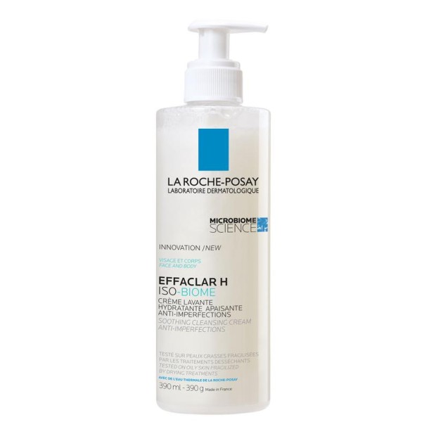La Roche-Posay Effaclar H sensbioom reinigingscreme (390 Milliliter)