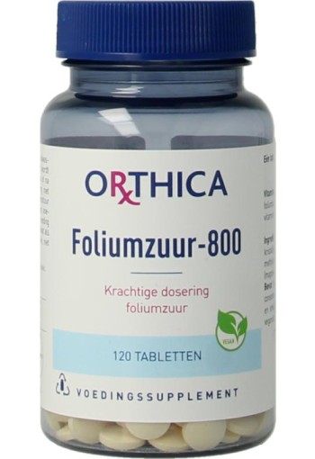 Orthica Foliumzuur 800 (120 Tabletten)