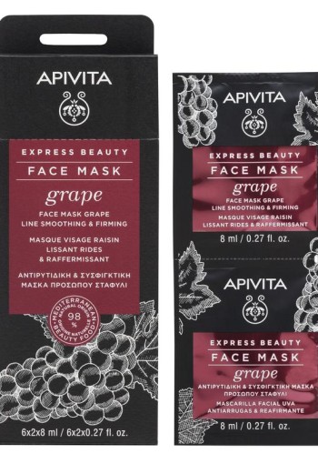 Apivita Express face mask grape (8 Milliliter)