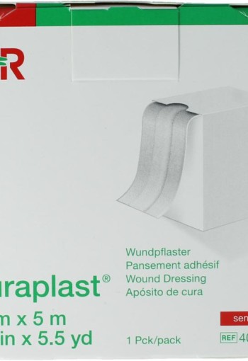 Curaplast Sensitive wondpleister 5m x 8cm (1 rol)