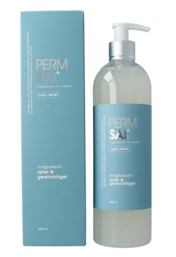 Permsal Magnesium spier en gewrichtsgel (500 Milliliter)