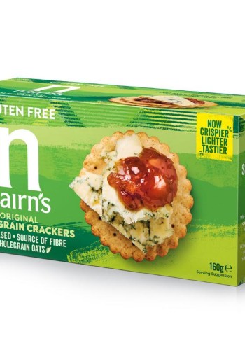 Nairns Volkoren crackers glutenvrij (137 Gram)
