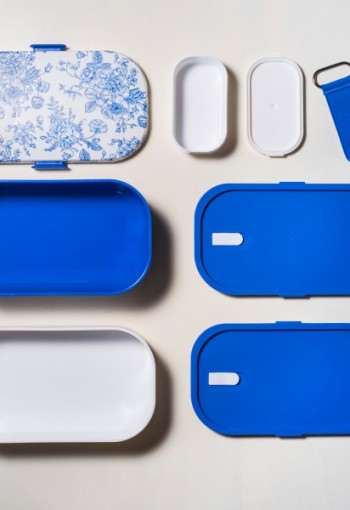 Yoko Lunchbox toile de joy blue 1200ml (1 Stuks)