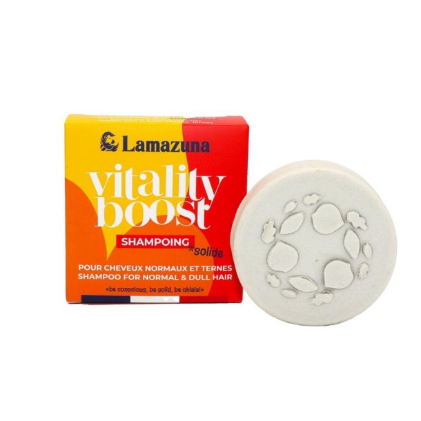 Lamazuna Shampoo bar normal hair - vitality boost (70 Gram)