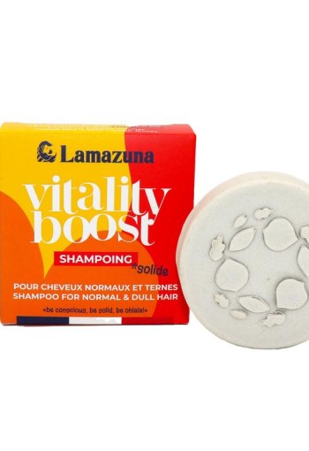 Lamazuna Shampoo bar normal hair - vitality boost (70 Gram)
