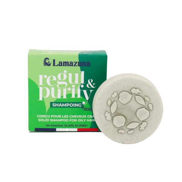 Lamazuna Shampoo bar oily hair regul & purify (60 Gram)