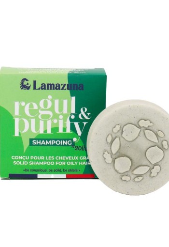 Lamazuna Shampoo bar oily hair regul & purify (60 Gram)