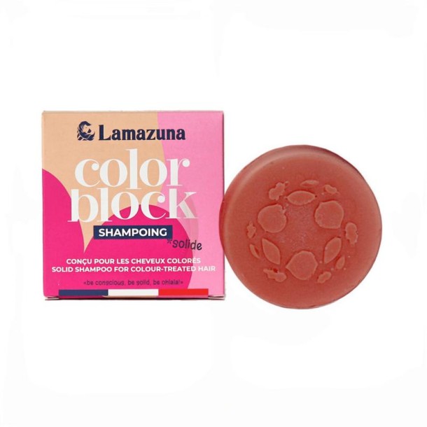 Lamazuna Shampoo bar color-treated hair color block (70 Gram)