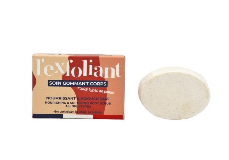 Lamazuna Nourish & soft body scrub bar all skintypes (44 Gram)