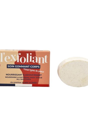 Lamazuna Nourish & soft body scrub bar all skintypes (44 Gram)