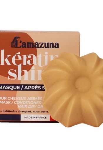 Lamazuna Mask/hair conditioner keratin shine bio (71 Gram)