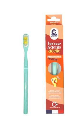 Lamazuna Toothbrush soft water green (1 Stuks)