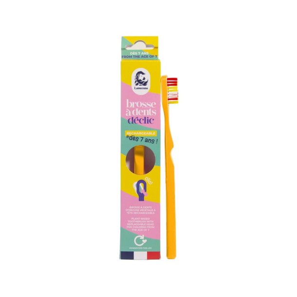 Lamazuna Toothbrush kids yellow (1 Stuks)