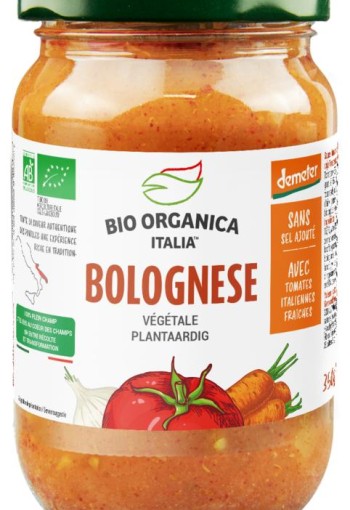 Bio Organica Pastasaus bolognese plantaardig demeter (350 Gram)