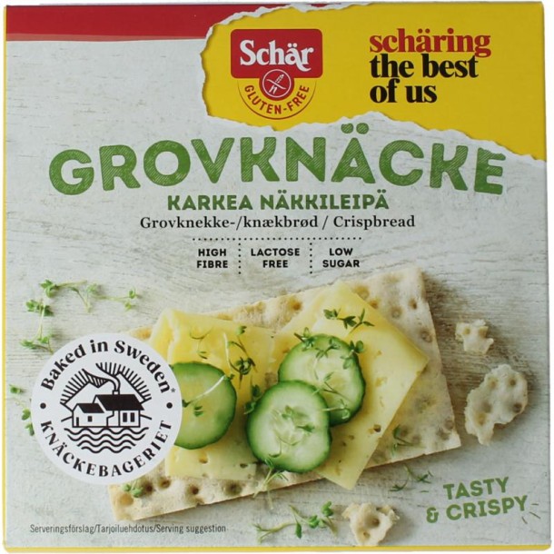 Schar Knackebrod vezelrijk glutenvrij (215 Gram)