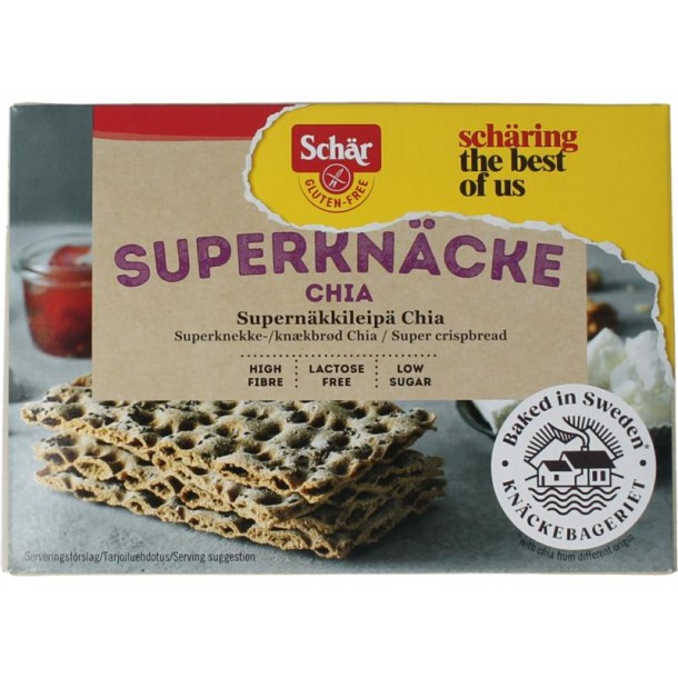 Schar Superknacke met chia glutenvrij (140 Gram)