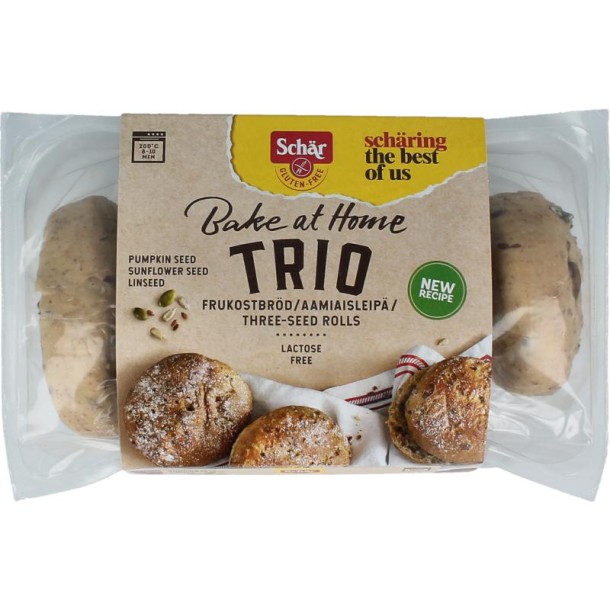 Schar Afbakbroodjes trio glutenvrij (300 Gram)