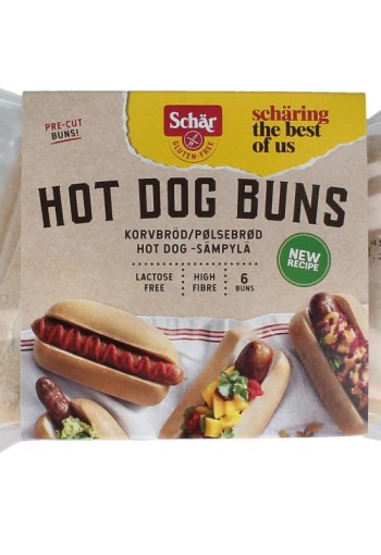 Schar Hotdog broodjes glutenvrij (240 Gram)