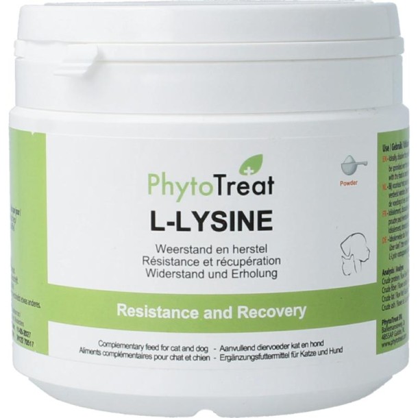 PhytoTreat L-lysine hond/kat (150 Gram)