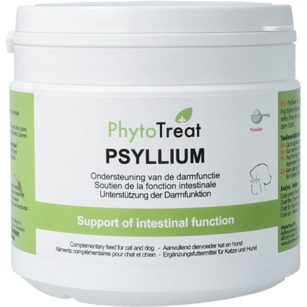PhytoTreat Psyllium hond/kat/paard (150 Gram)
