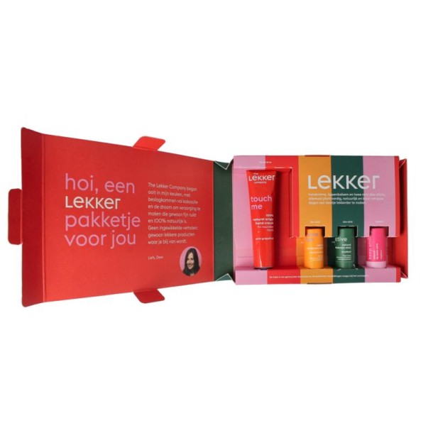 Lekker Company Giftset lekker hand deo & lip (1 Set)