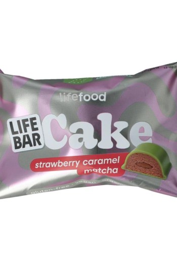 Lifefood Cake strawberry caramel matcha (35 Gram)