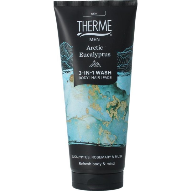 Therme Arctic eucalyptus 3-in-1 wash 200 Milliliter