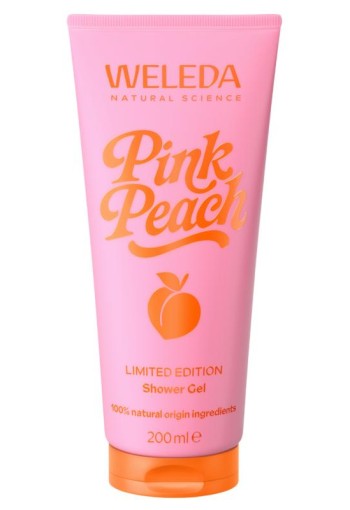 Weleda Douchegel pink peach limited edition 200 Milliliter
