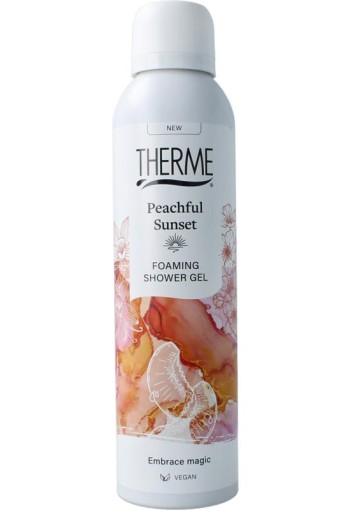 Therme Peachful sunset foaming shower gel 200 Milliliter