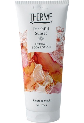 Therme Peachful sunset hydra+ body lotion 200 Milliliter