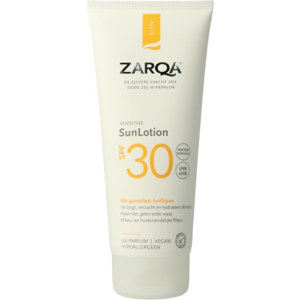 Zarqa Sun lotion sensitive SPF30 200 Milliliter