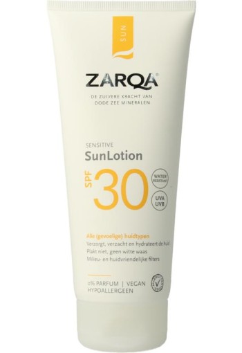 Zarqa Sun lotion sensitive SPF30 200 Milliliter