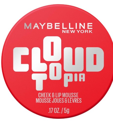 Maybelline New York Cloud Topia Blush Cream Cheek & Lip Mousse 03 Divine Crimson Rood