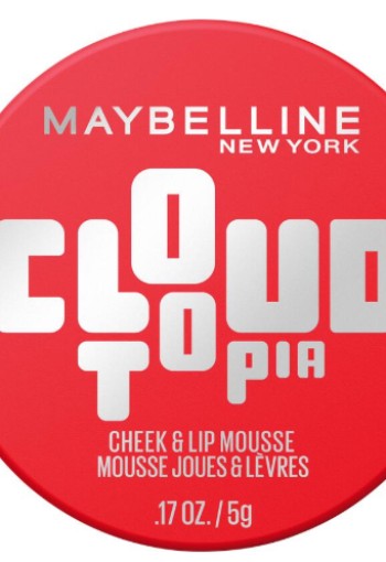 Maybelline New York Cloud Topia Blush Cream Cheek & Lip Mousse 03 Divine Crimson Rood