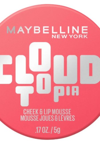 Maybelline New York Cloud Topia Blush Cream Cheek & Lip Mousse 07 Moonlit Rose Roze