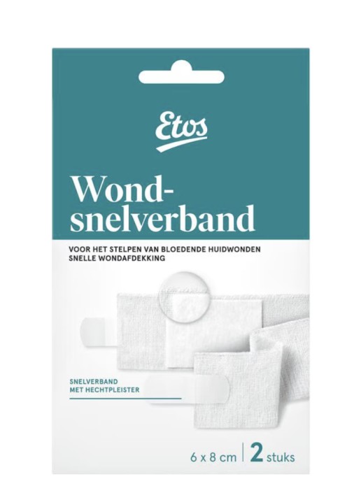 Etos Wondsnelverband 6x8cm