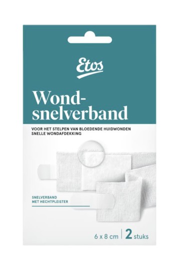 Etos Wondsnelverband 6x8cm