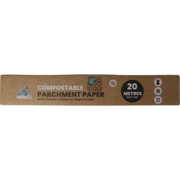 Eco Green Living Bakpapier composteerbaar 20 meter (1 Stuks)